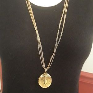 Multi-strand Dangling Locket